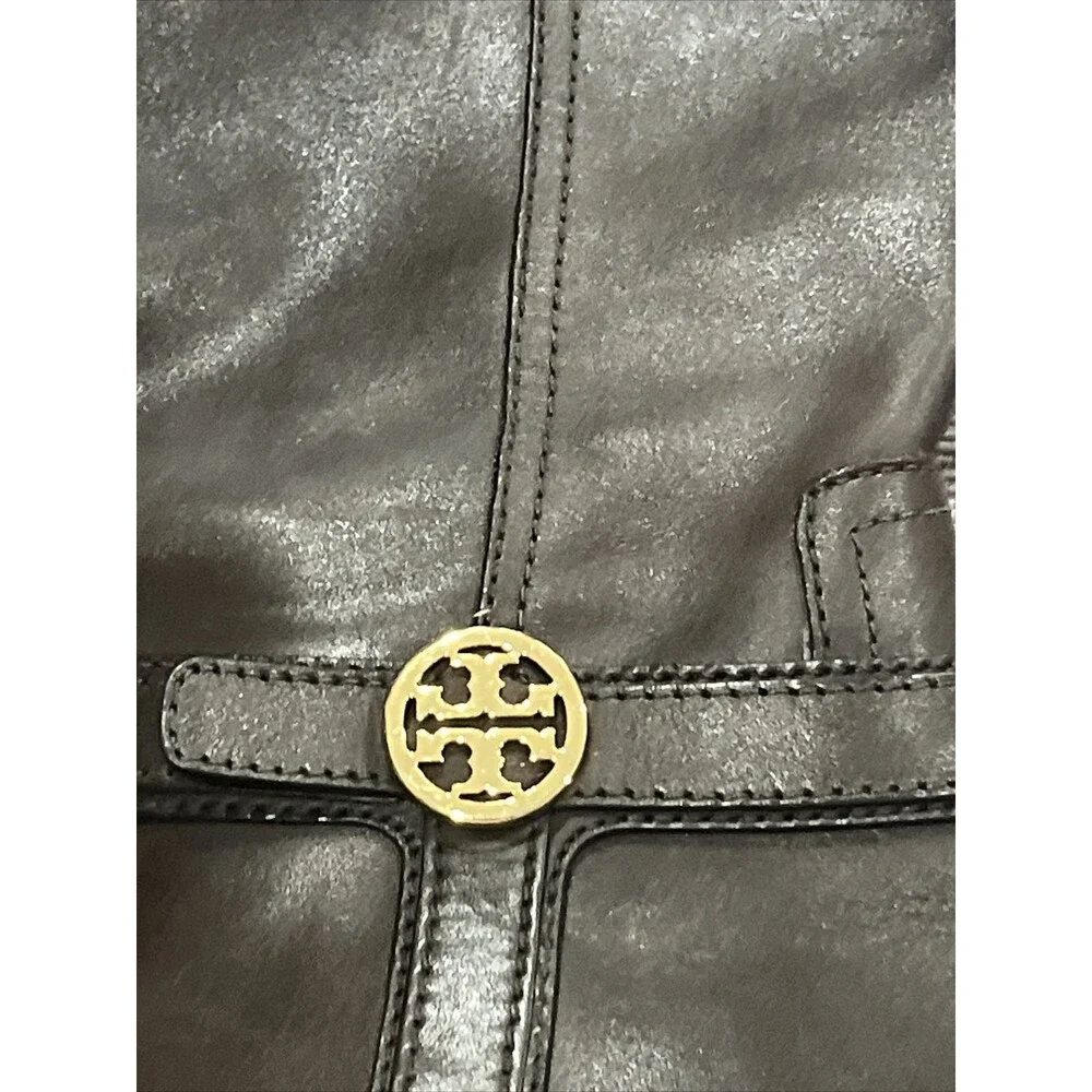 Tory Burch Bristol Riding Boot  Zip Knee High Women's Size 7.5 M